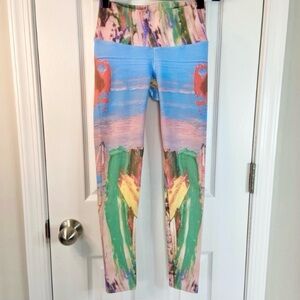 Sadhana Yoga Leggings Abstract Painting Size M/L
